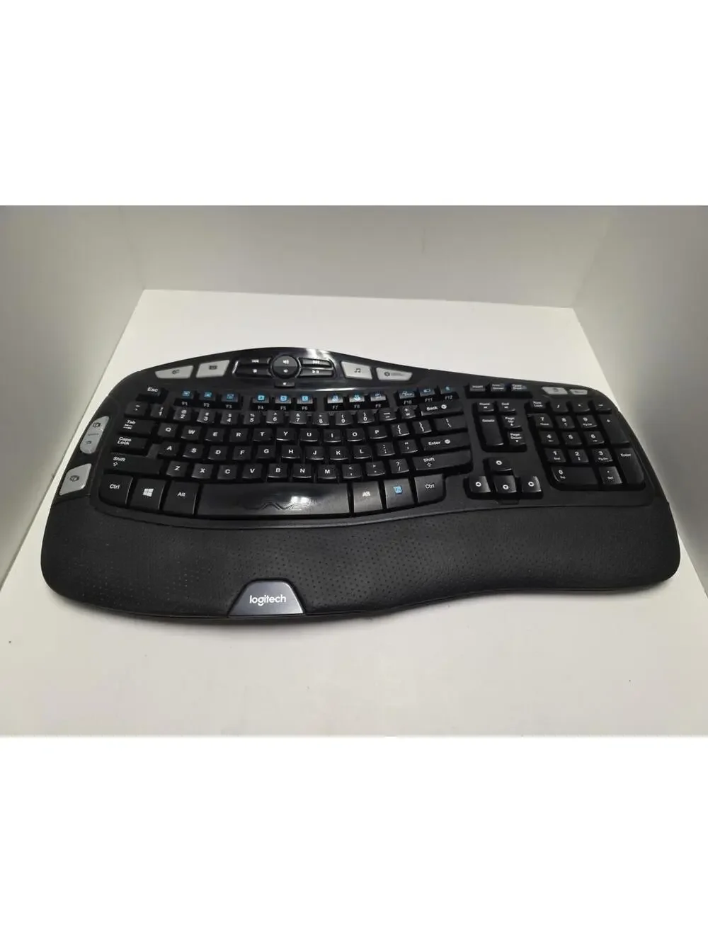 Logitech Wireless Wave K350 Keyboard - No USB Dongle TESTED